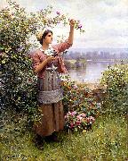 Daniel Ridgeway Knight, Gathering Roses